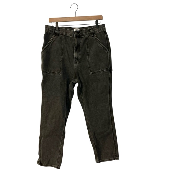 Women's Straight Leg Jeans in Charcoal - Picture 1 of 5